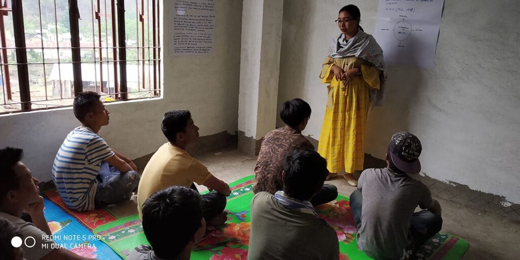 Counsellor-conducting-Group-class